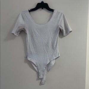 Charlotte Russe Light Gray Women's Bodysuit